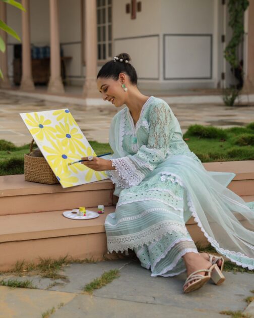 Pure Cotton Designer Pakistani Suit