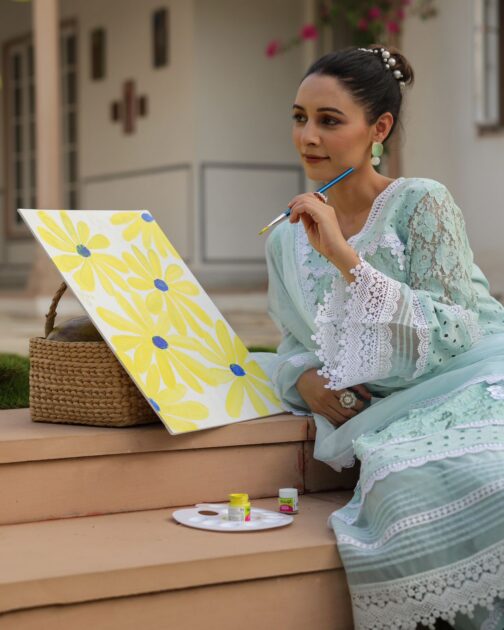 Pure Cotton Designer Pakistani Suit