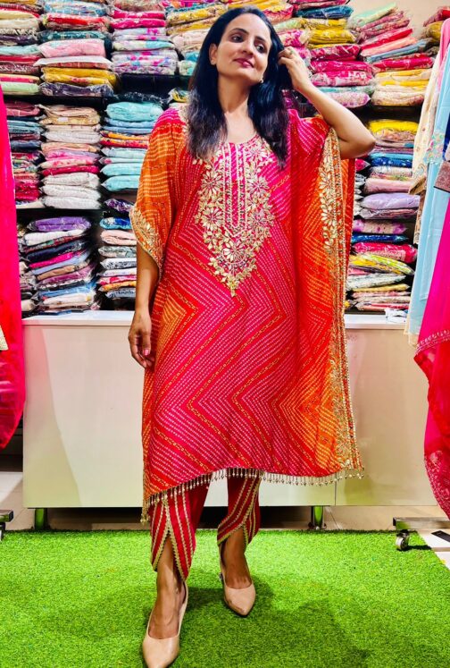 Designer kaftan Set with Tulip Pants
