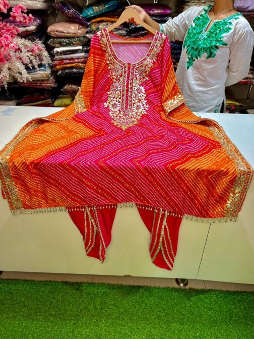 Designer kaftan Set with Tulip Pants