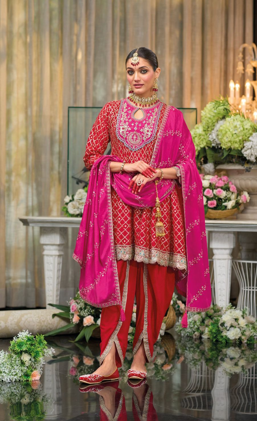 Beautiful Suit Set with Dhoti