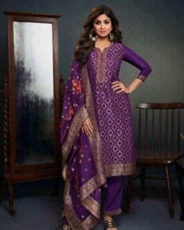 Pure Silk Suit with Designer Dupatta