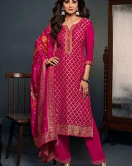 Pure Silk Suit with Designer Dupatta