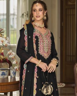 Full Heavy Work Kurta with Gharara and Dupatta