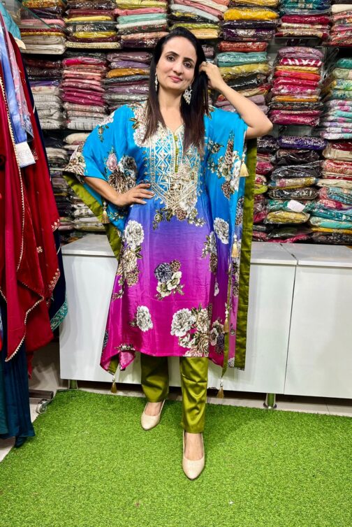 Pure Crape Kaftan