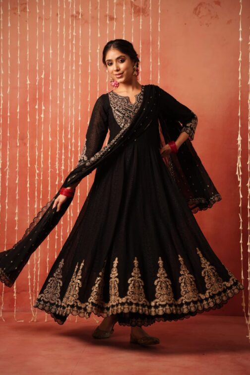 'Ayesha' Designer Anarkali Suit Set