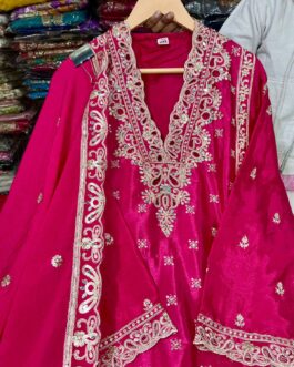 Designer Pakistani Pink Suit