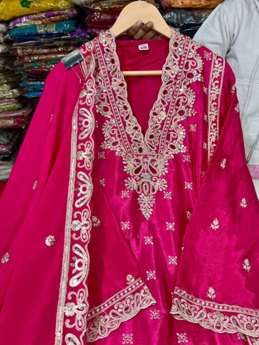 Designer Pakistani Pink Suit