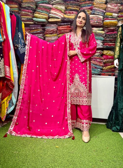 Premium Pakistani Pink Suit Set