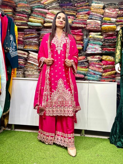 Premium Pakistani Pink Suit Set