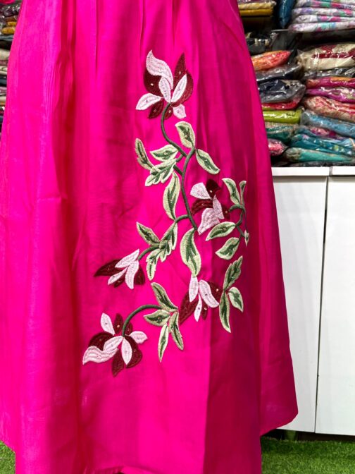 Beautiful A-Line Suit with Embroidery