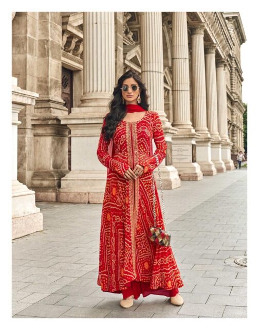 Beautiful Bandhej Print Set