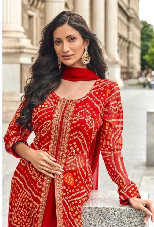 Beautiful Bandhej Print Set