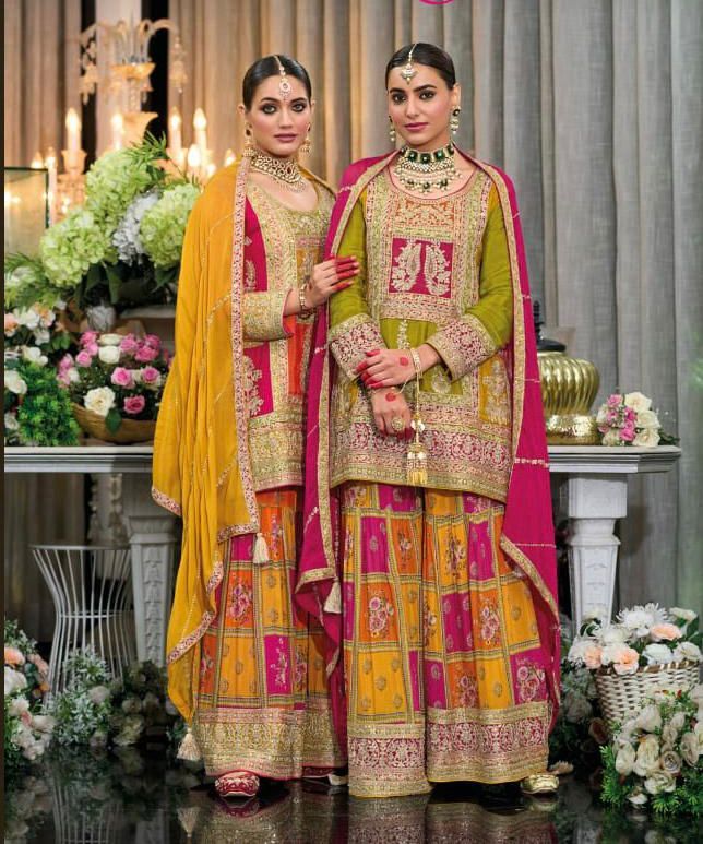 Designer Sharara Suit Set