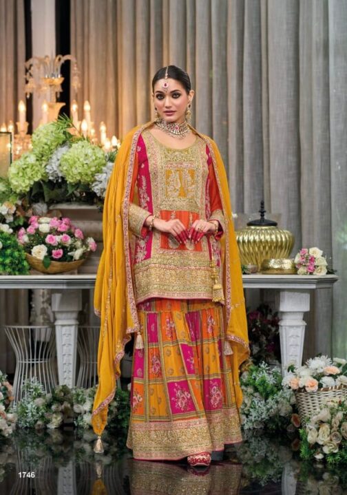 Designer Sharara Suit Set