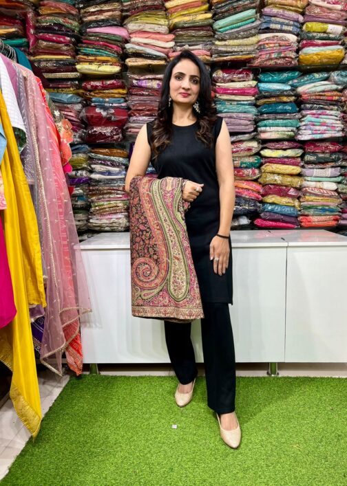 Black Jamawar 3 Peice Set