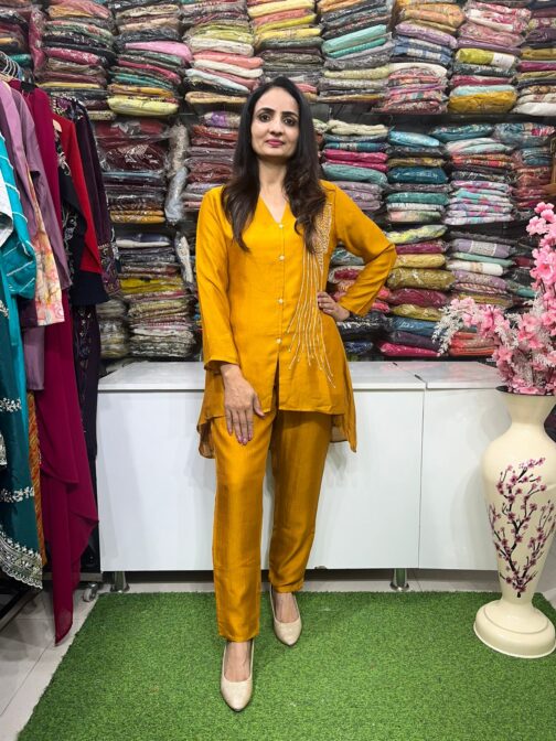 Designer Coord Set with Hand Embroidery
