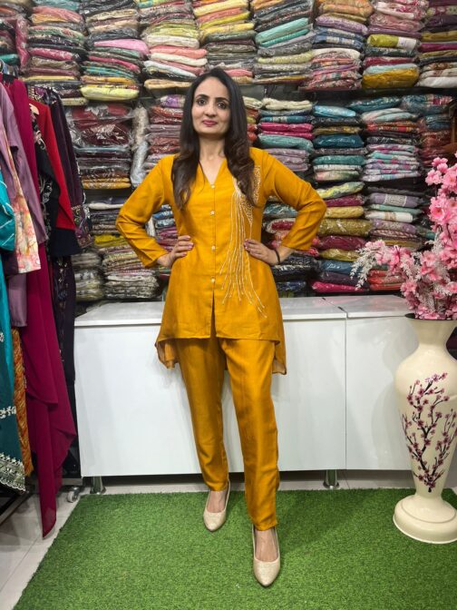 Designer Coord Set with Hand Embroidery