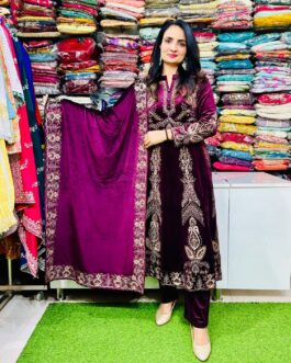 Designer Velvet Anarkali