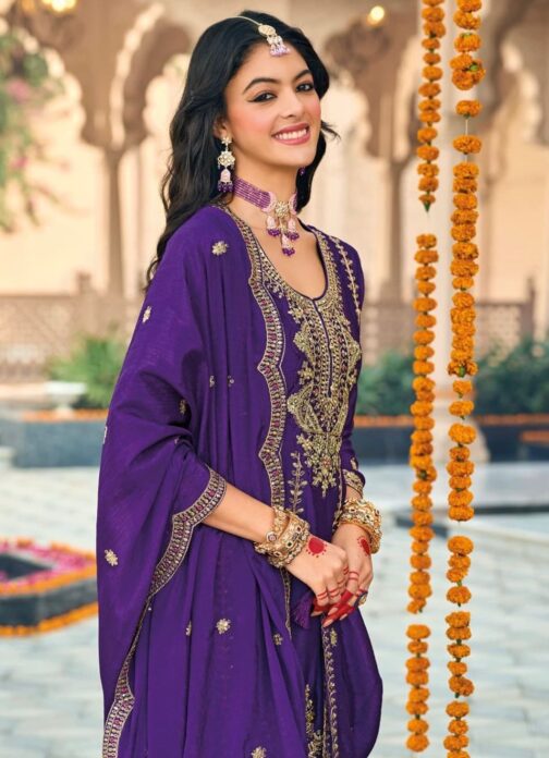 Designer Partywear Suit Set