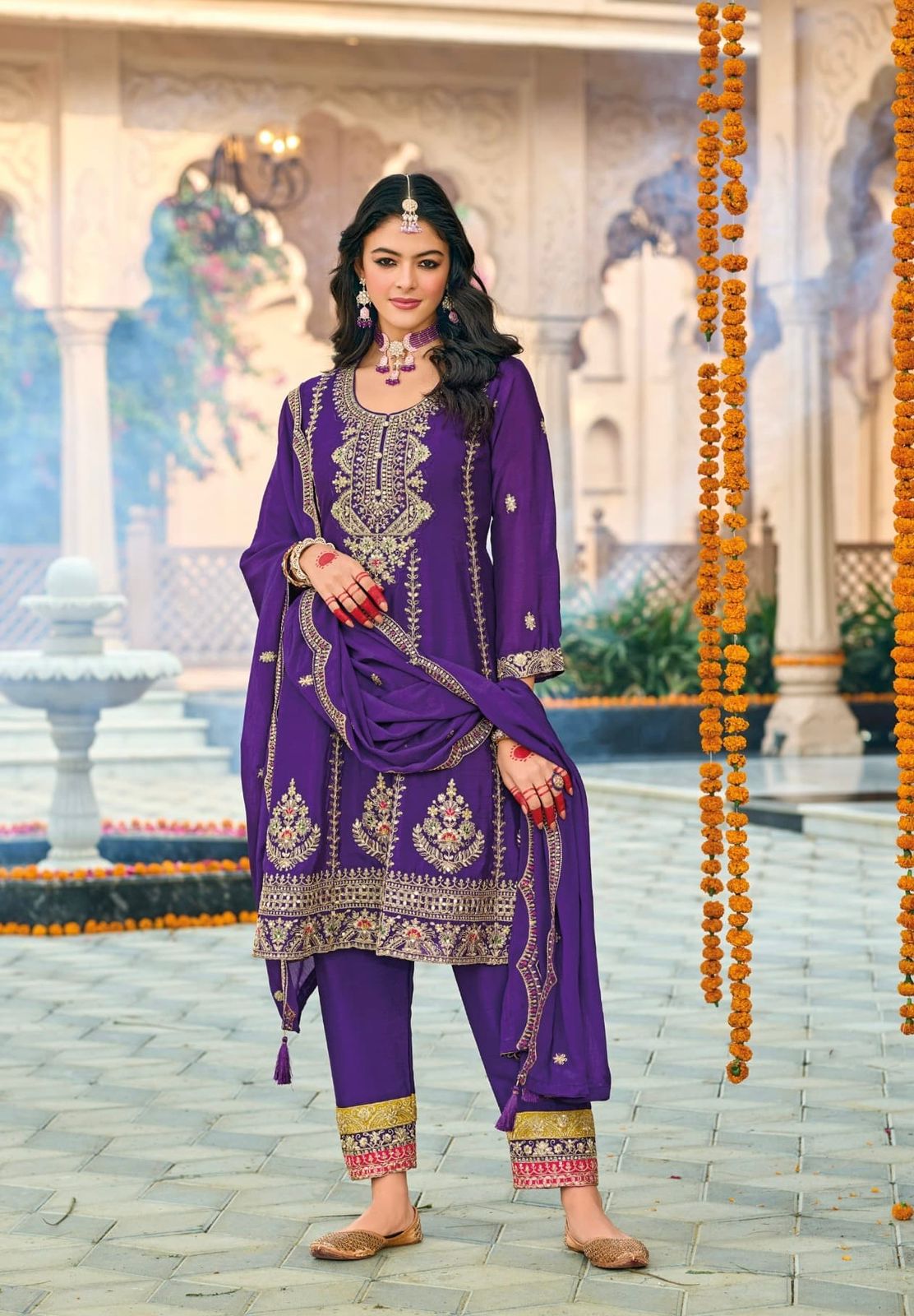 Designer Partywear Suit Set