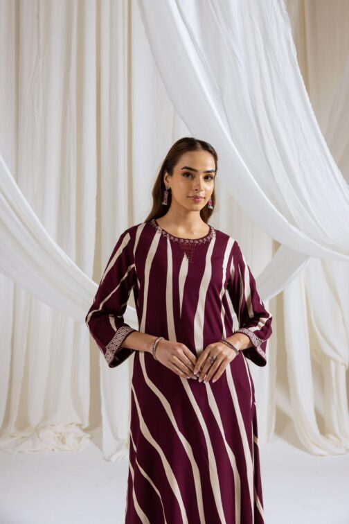 Designer Placement Print Set with Embroidery