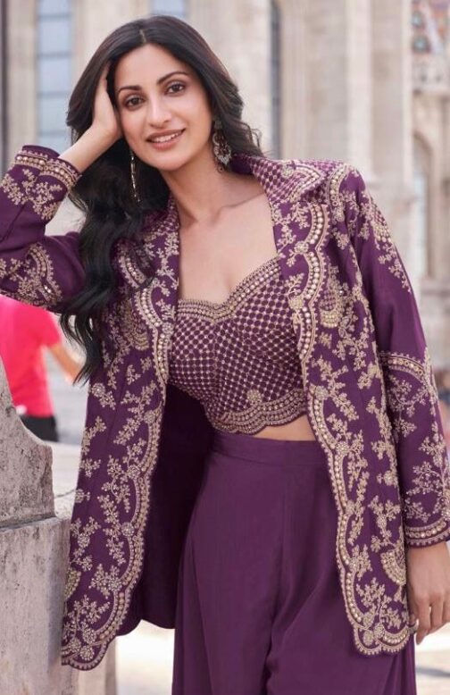 Designer Indo -Western 3 Peice Set