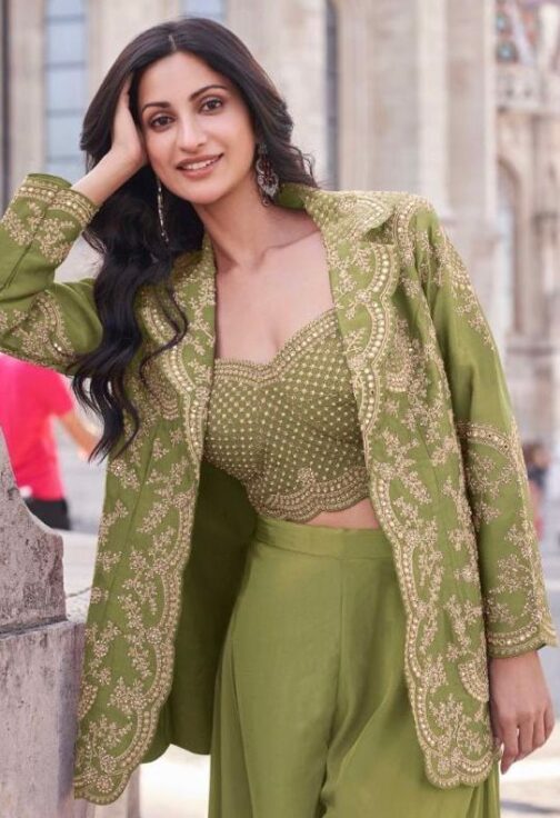 Designer Indo -Western 3 Peice Set