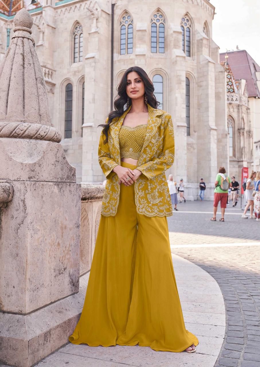 Designer Indo -Western 3 Peice Set