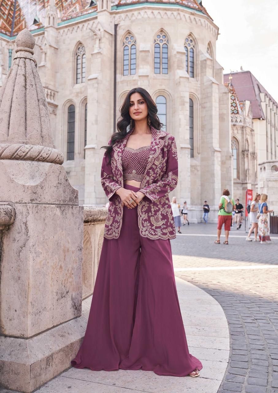 Designer Indo -Western 3 Peice Set