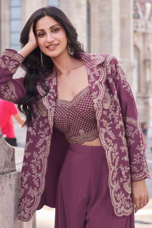 Designer Indo -Western 3 Peice Set