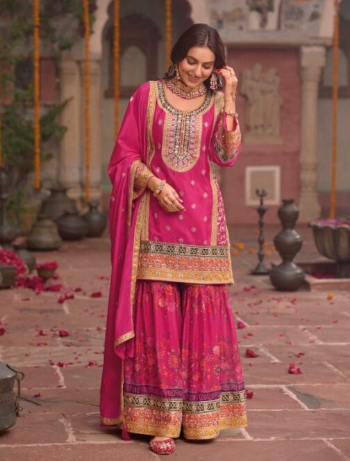 Designer Sharara Suit Set