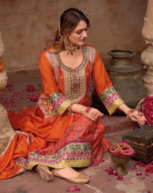 Designer Sharara Suit Set