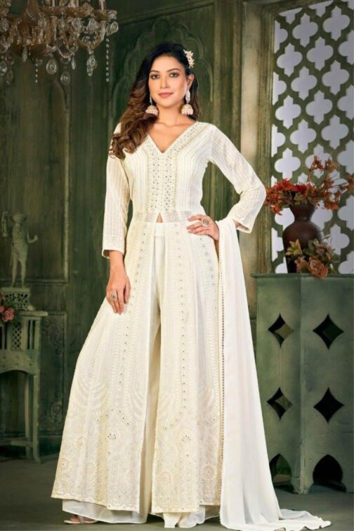 Designer Front Slit Anarkali Set