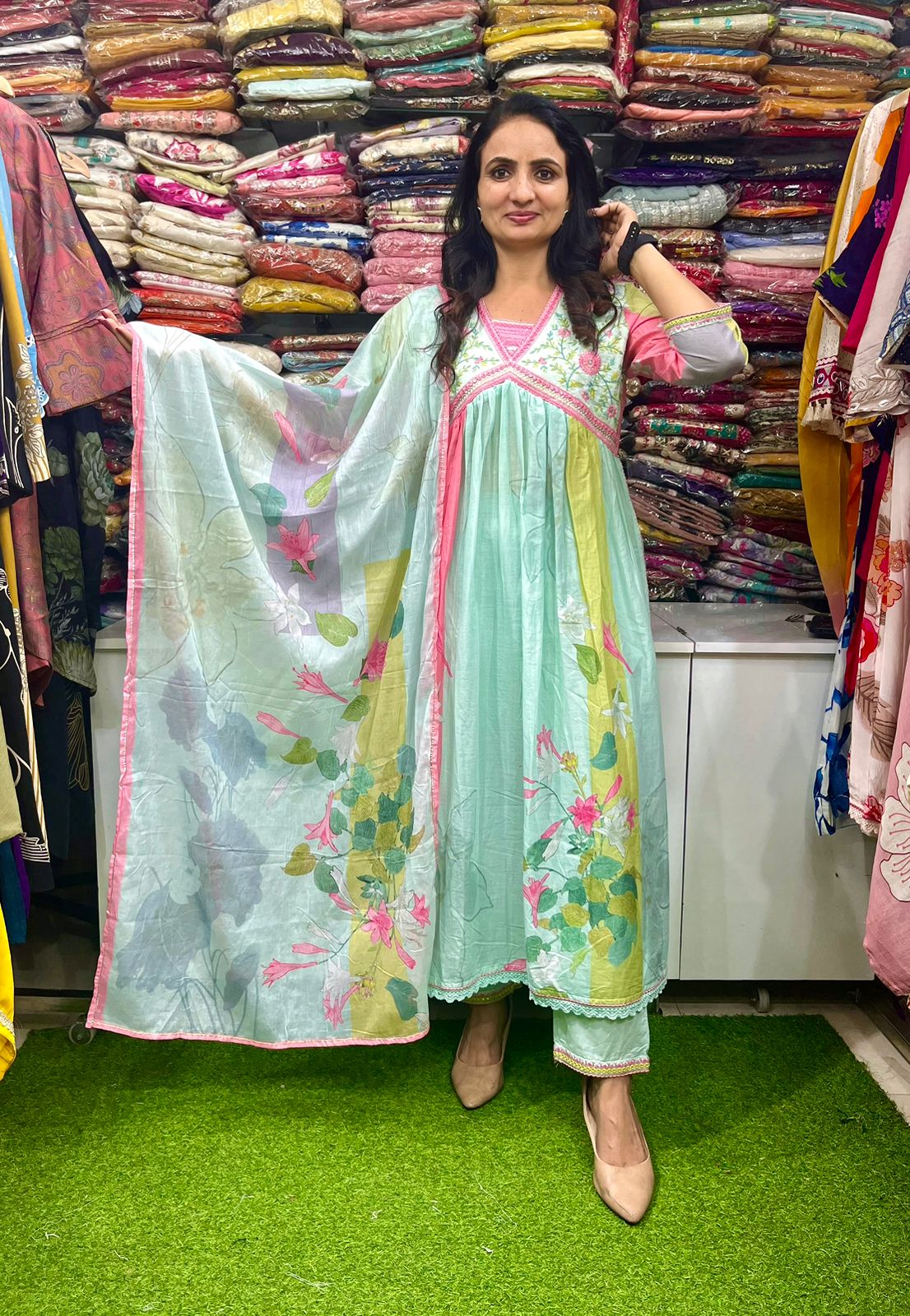 Designer Mal Cotton Nyra Set