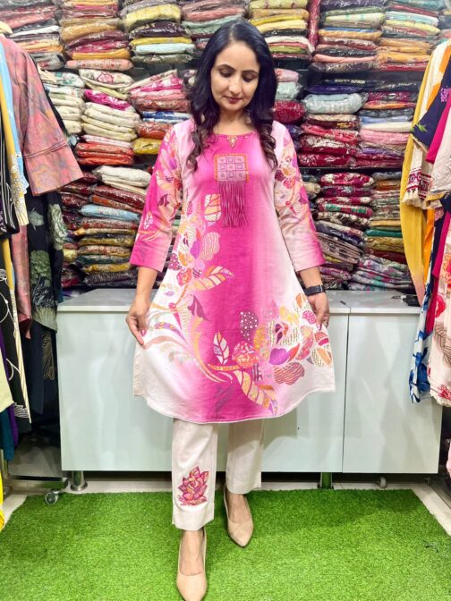 Designer Linen Coord Set