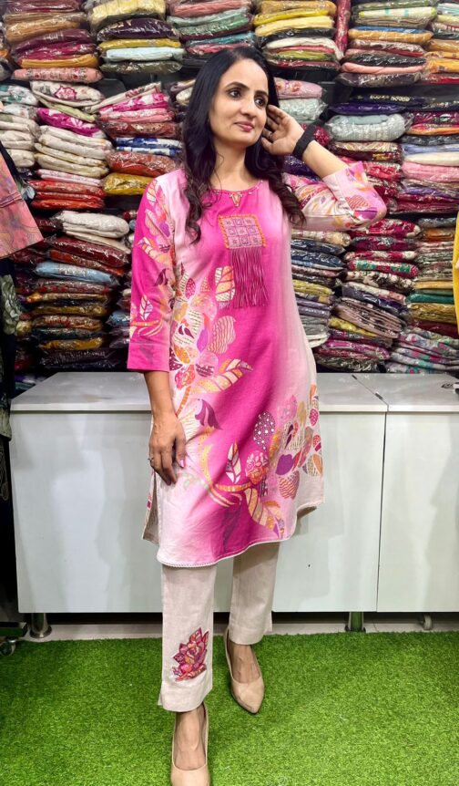 Designer Linen Coord Set