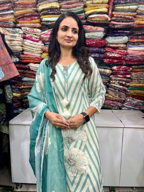Beautiful Kota Doria Suit Set