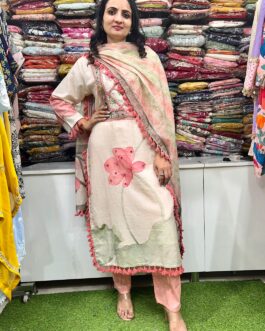 Pure Linen Designer Suit Set