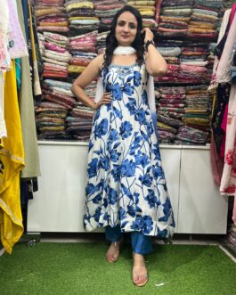 Designer Pure Muslin Anarkali