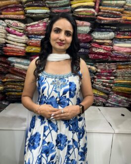 Designer Pure Muslin Anarkali