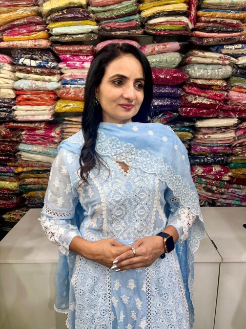 Beautiful Mal Cotton Designer Anarkali