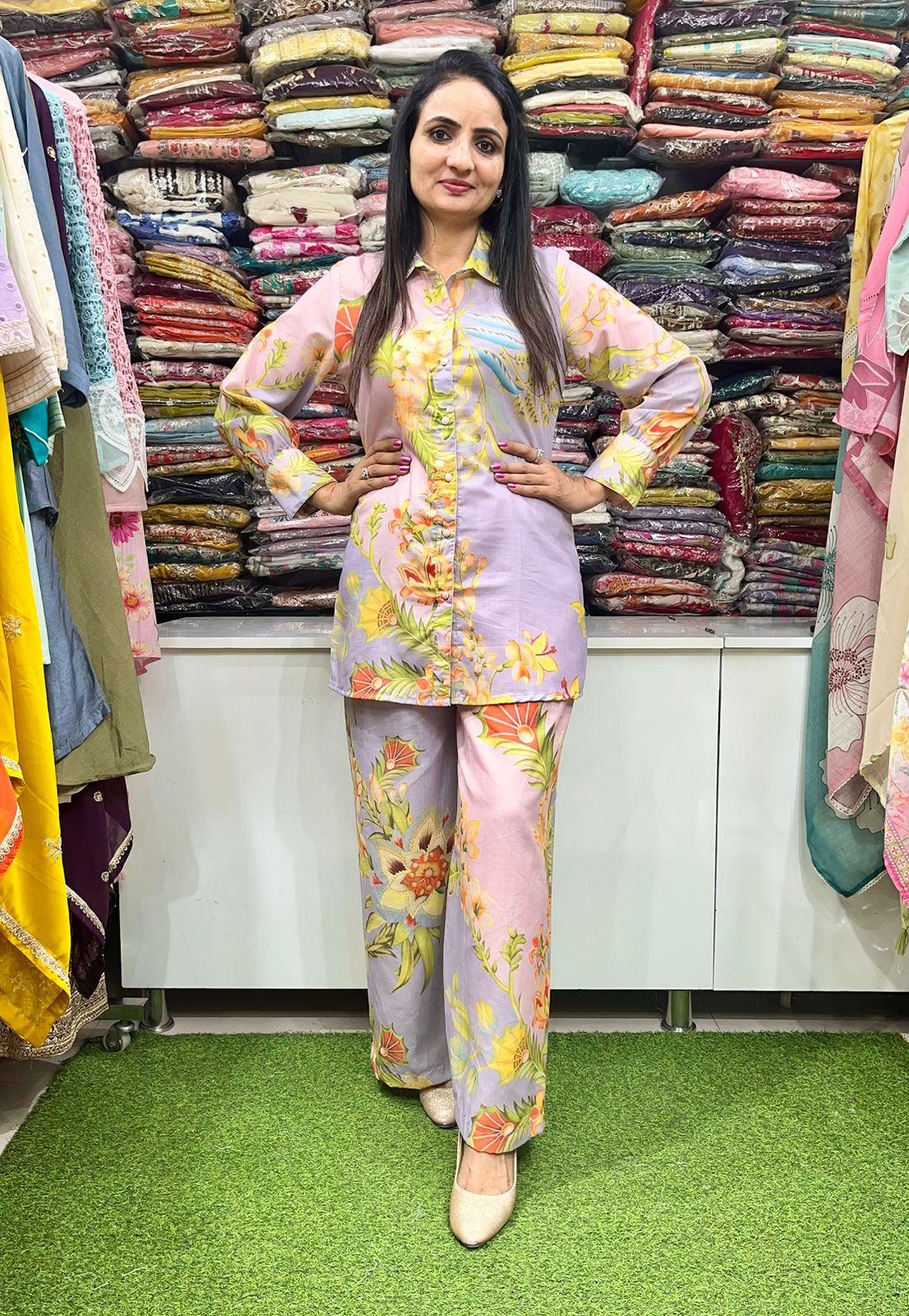 Cotton Digital Print Coord Set