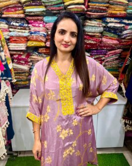 Designer Pure Crape Digital Print Coord Set