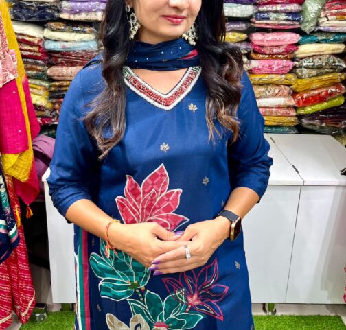 Pure Muslin Digital Print Suit