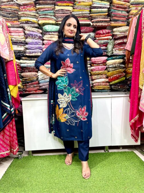 Pure Muslin Digital Print Suit