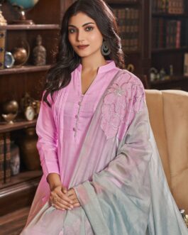 Designer Mal Chandheri Suit Set