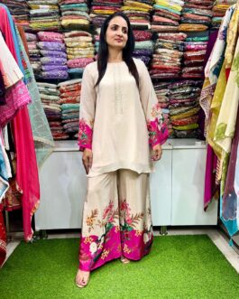 Pure Crape Designer Coord Set