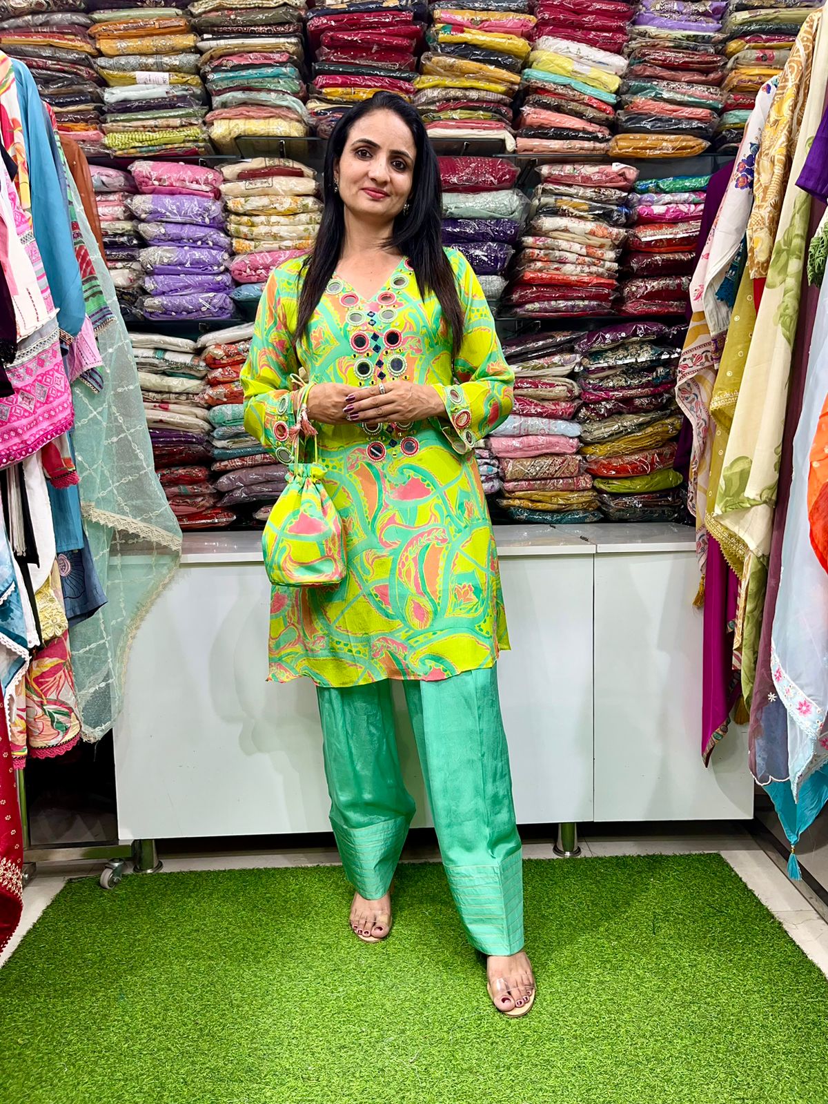 Designer Coord Set with Farshi Salwar