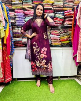 Pure Muslin Digital Print Suit Set